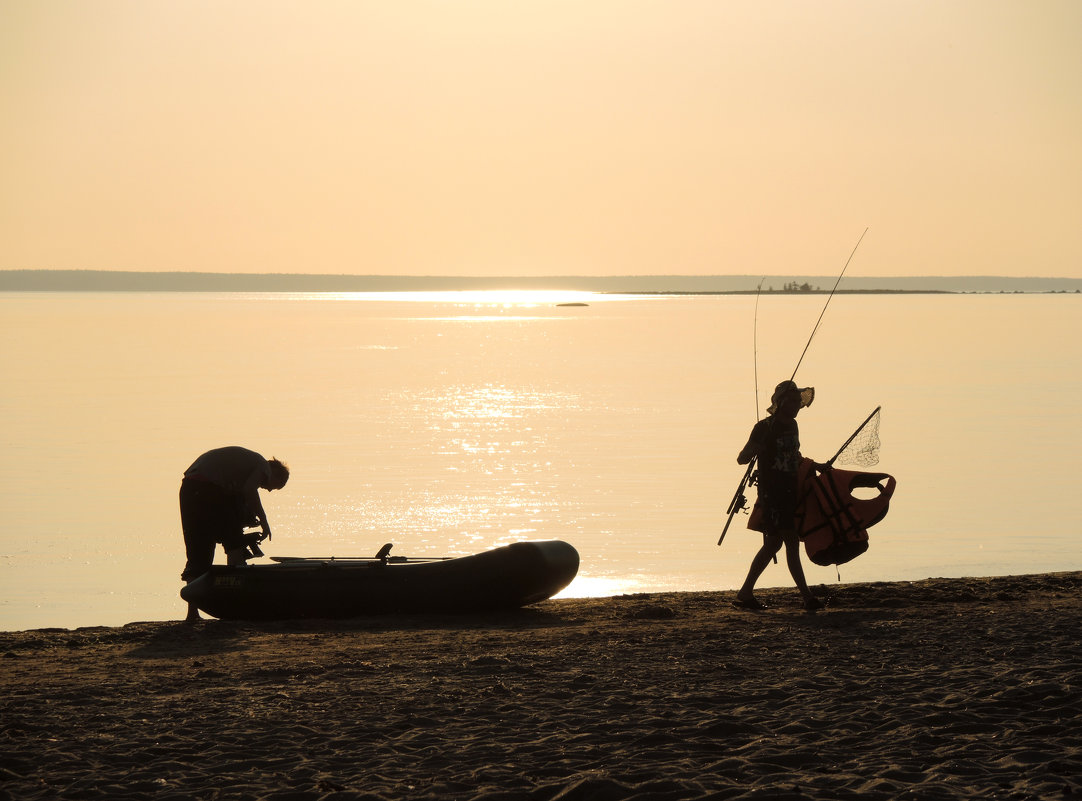 Рыбаки на Финском заливе - Мария Кондрашова