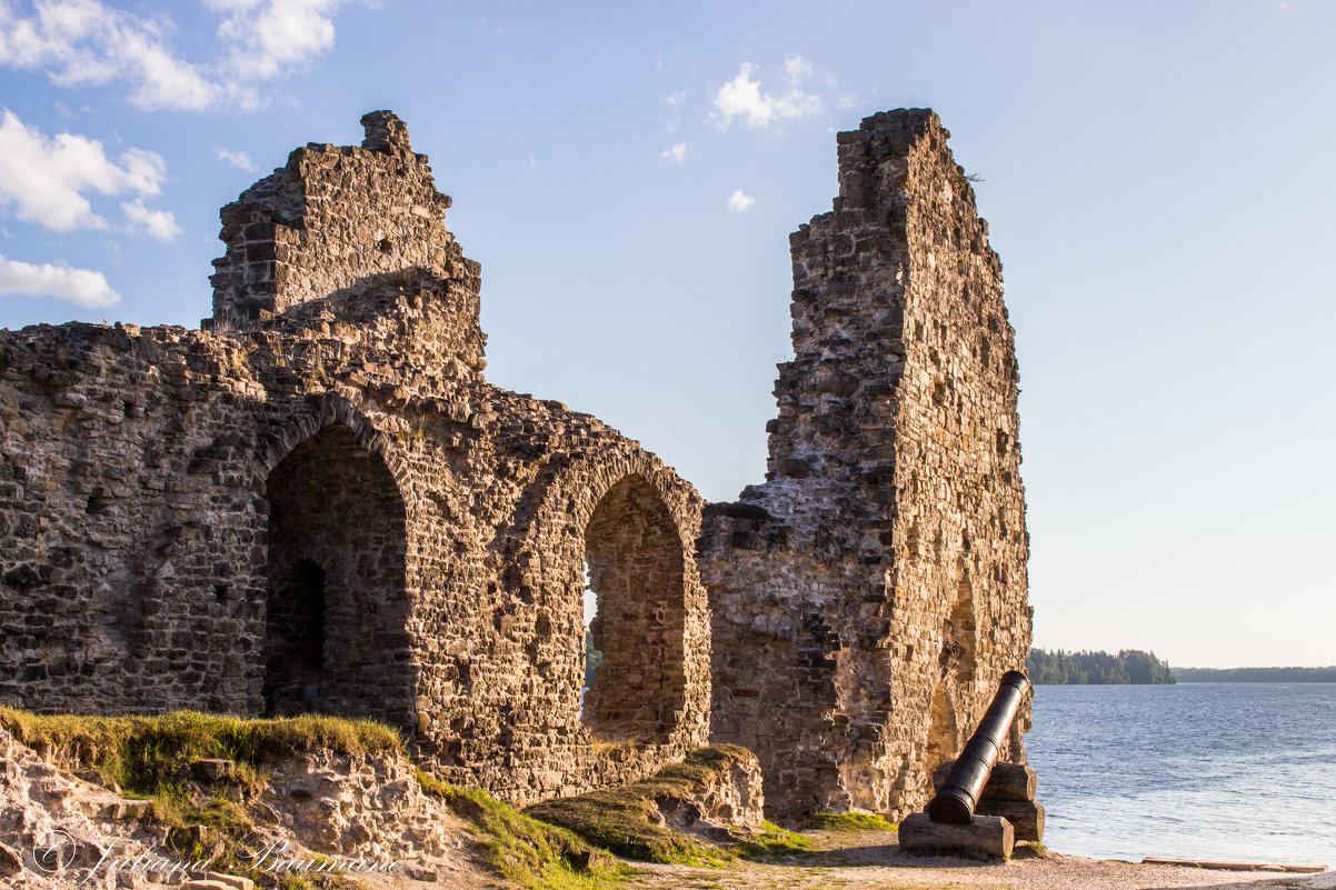Развалины замка в Кокнесе - Юлиана 