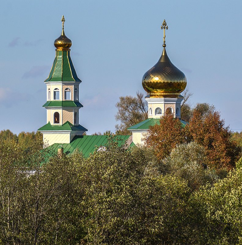 Сельский храм. - Sergey Serebrykov