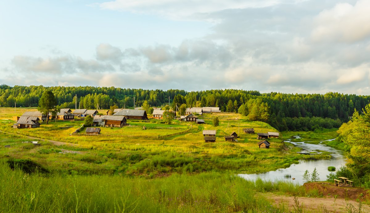 Деревня Студеное на реке Стрельна - -somov -
