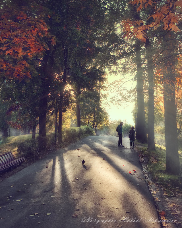 Осенним днем в парке. Заметки фотографа - Михаил Александров