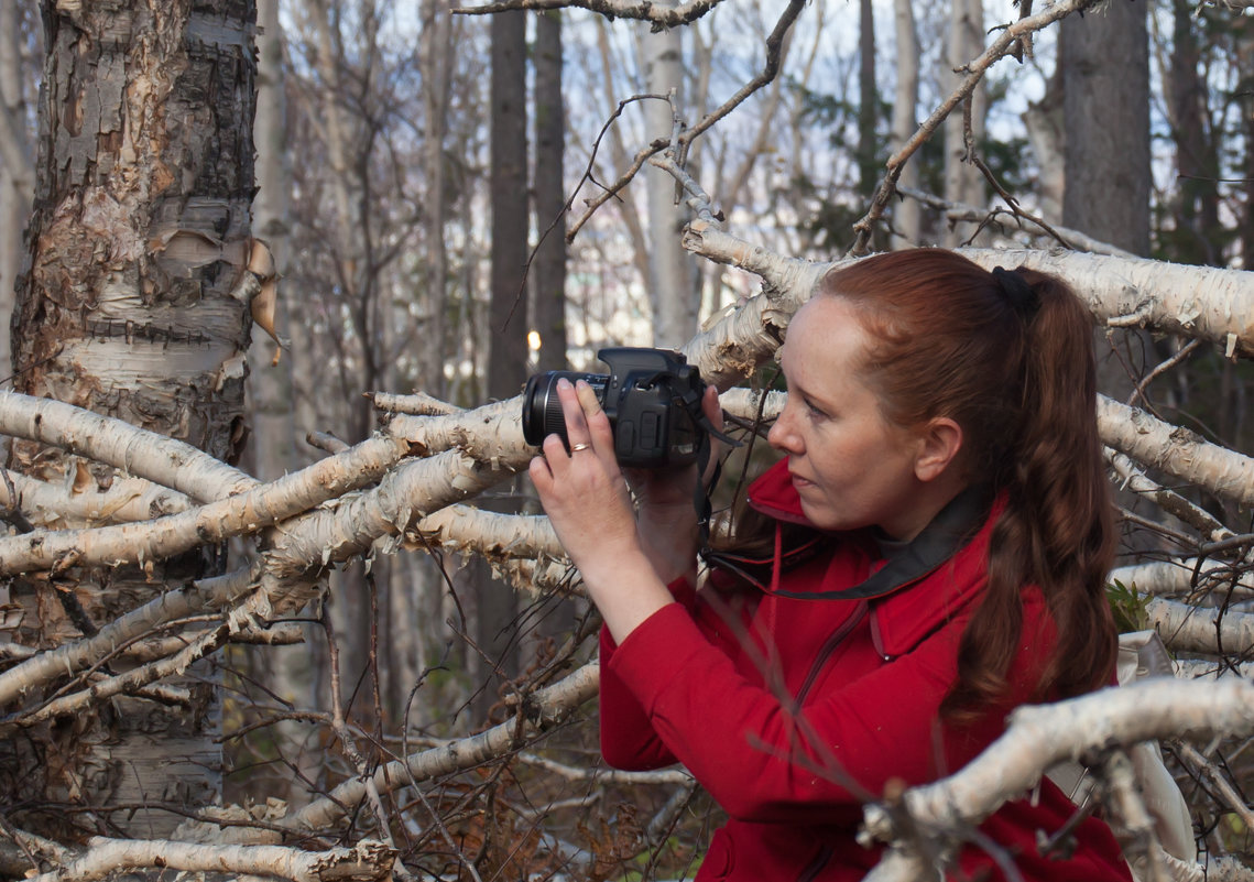 я фотографирую лес, подруга меня - Наталья Литвинчук