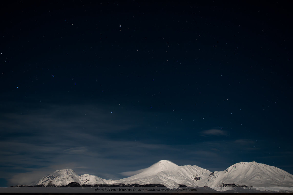 Звездное небо над "Домашними" вулканами - Ivan Kozlov