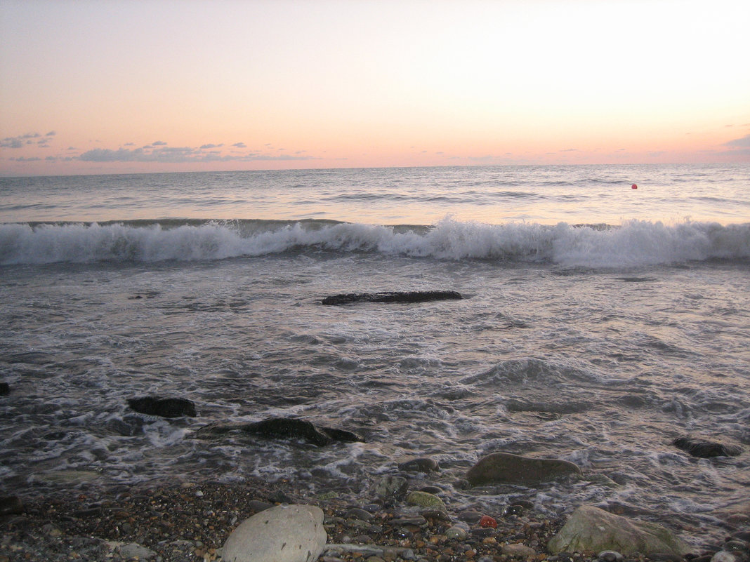 море на закате дня - elena manas