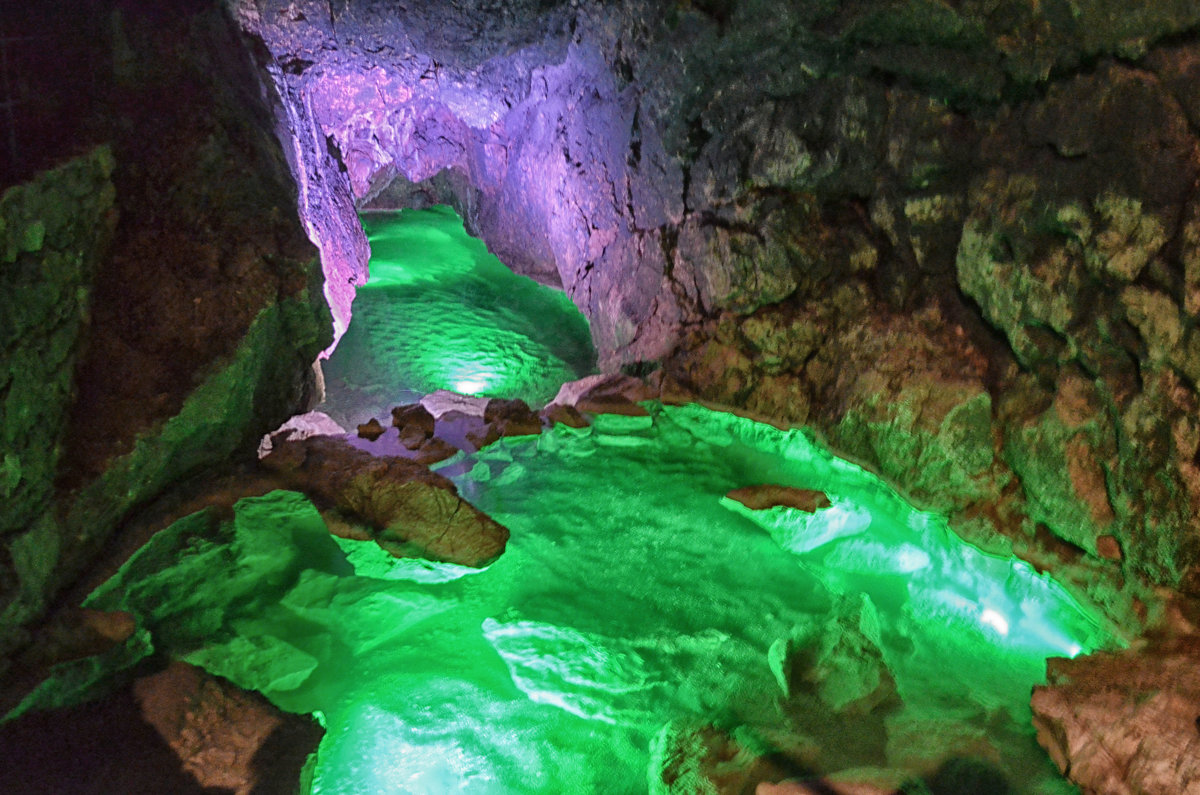 Подземная река в Красной пещере. Крым - Marina Timoveewa