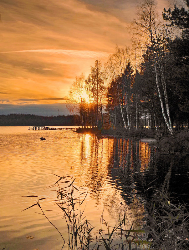 Закат на Даниковском озере - Валерий Талашов