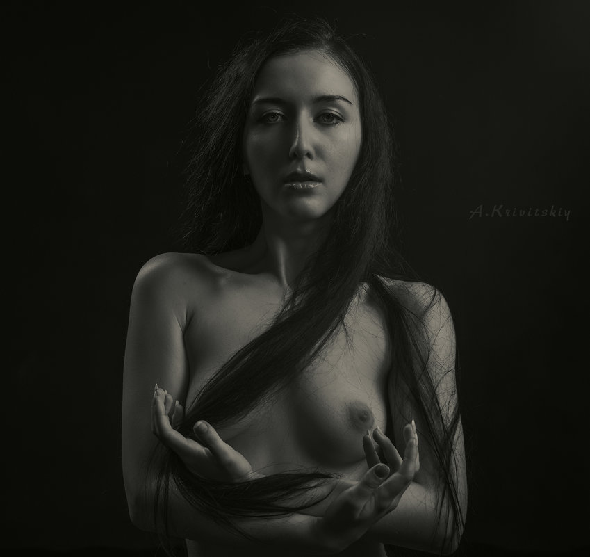 Portrait of nude. - krivitskiy Кривицкий