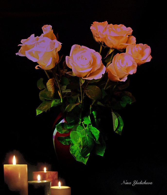 Розы и свечи - Nina Yudicheva