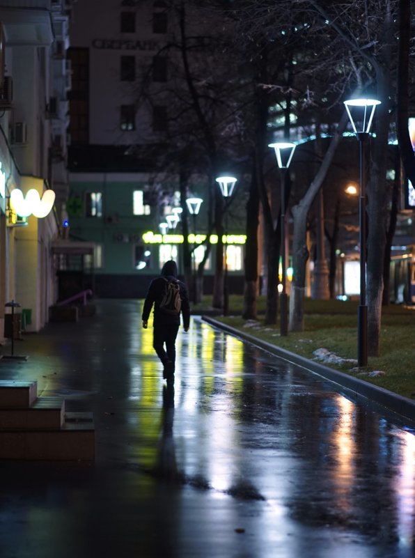 Зимний вечер в городе - Алексей Соминский