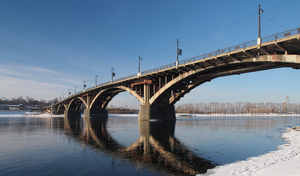 Мост через Ангару в Иркутске... - Александр Попов