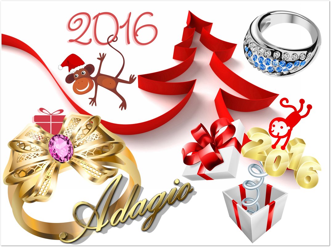 C наступающим Новым 2016 Годом! - ADAGIO MOSCOW