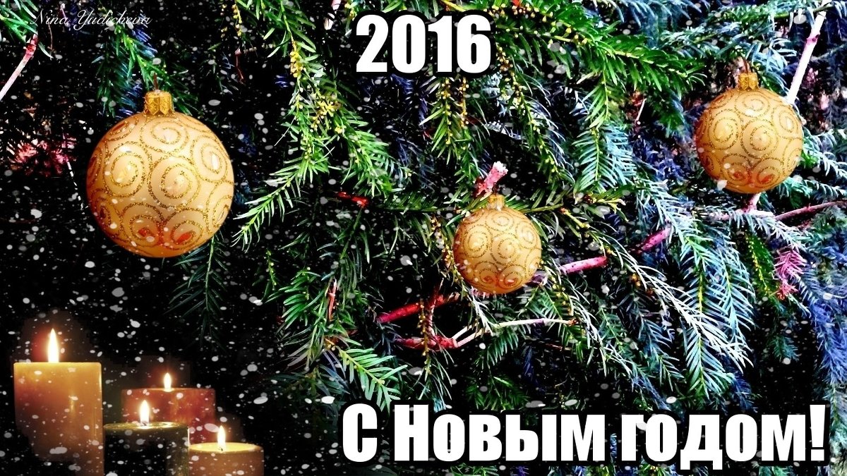 С наступающим 2016 Новым годом! - Nina Yudicheva