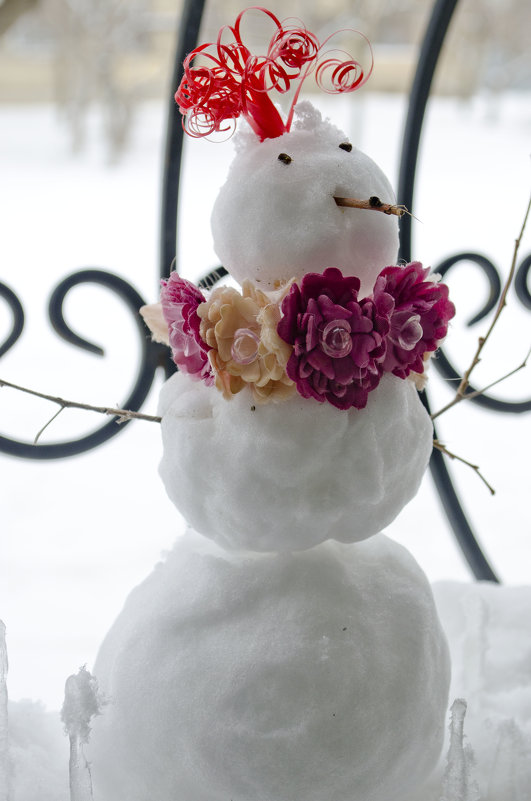 Веселый снеговик - Любовь Яшник