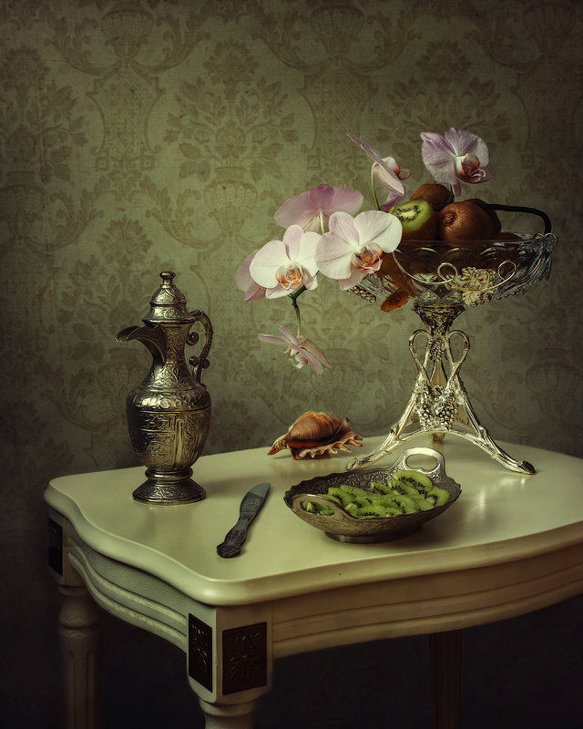 Натюрморт с орхидеей и киви - Ирина Приходько