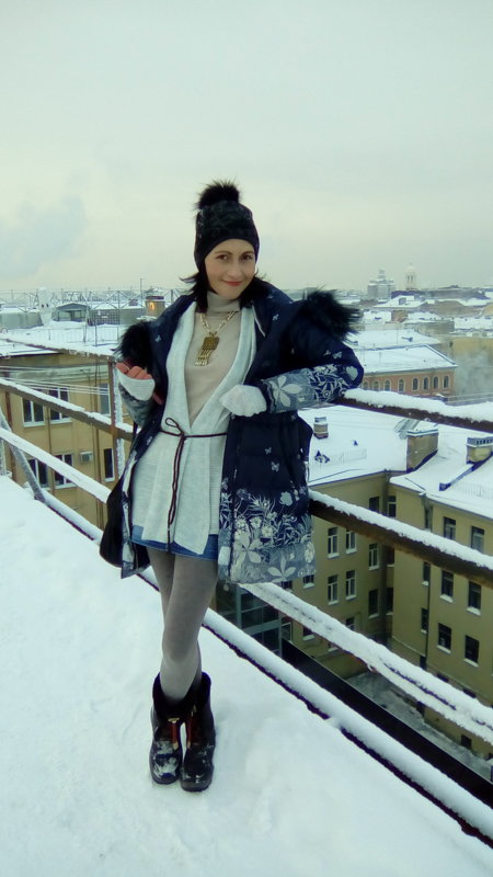 Моя подруга Наташа на крыше Лофт Проект ЭТАЖИ! - Светлана Калмыкова