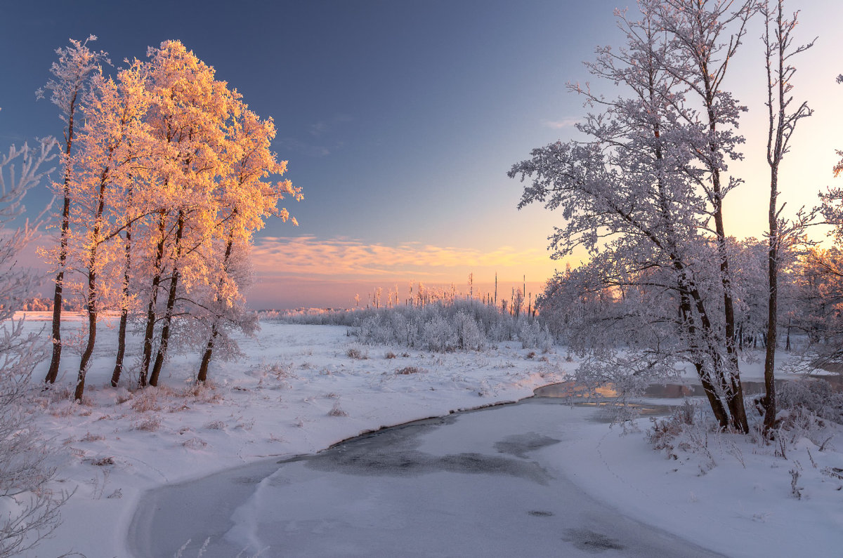 Белоруссия природа зима