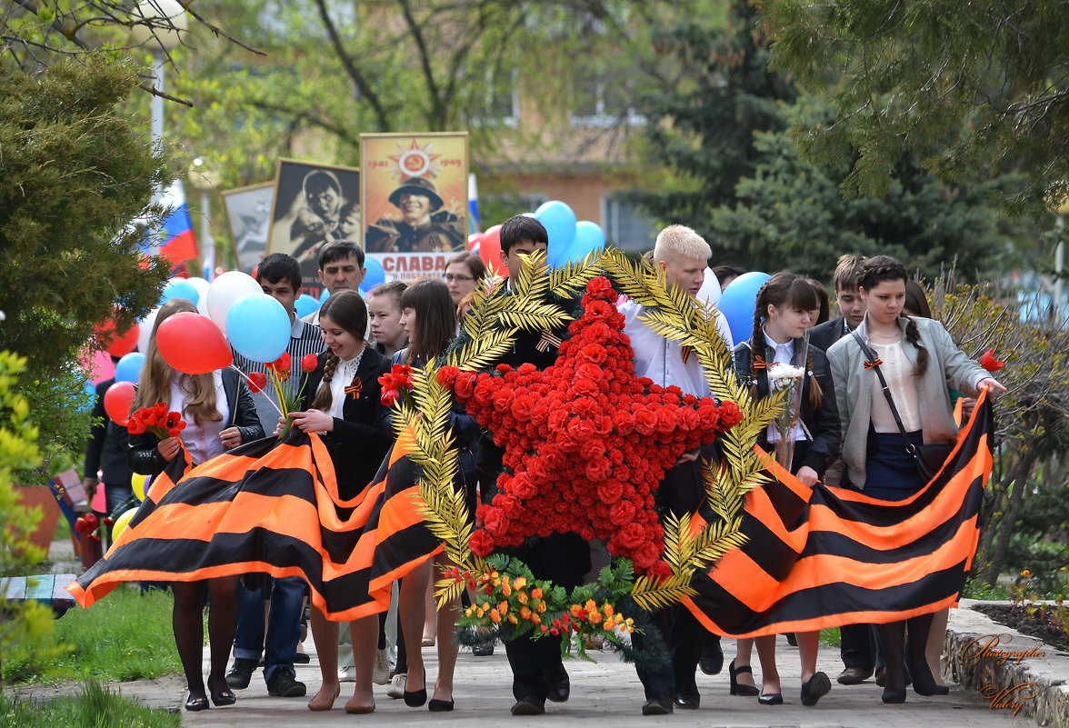 Демонстрация памяти жертвам ВОВ - Валерий Лазарев