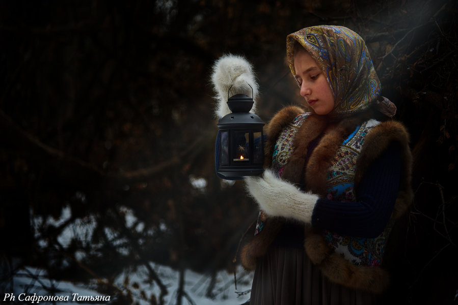 Творческая детская съемка "Аленушка в темном  лесу" - Татьяна Сафронова