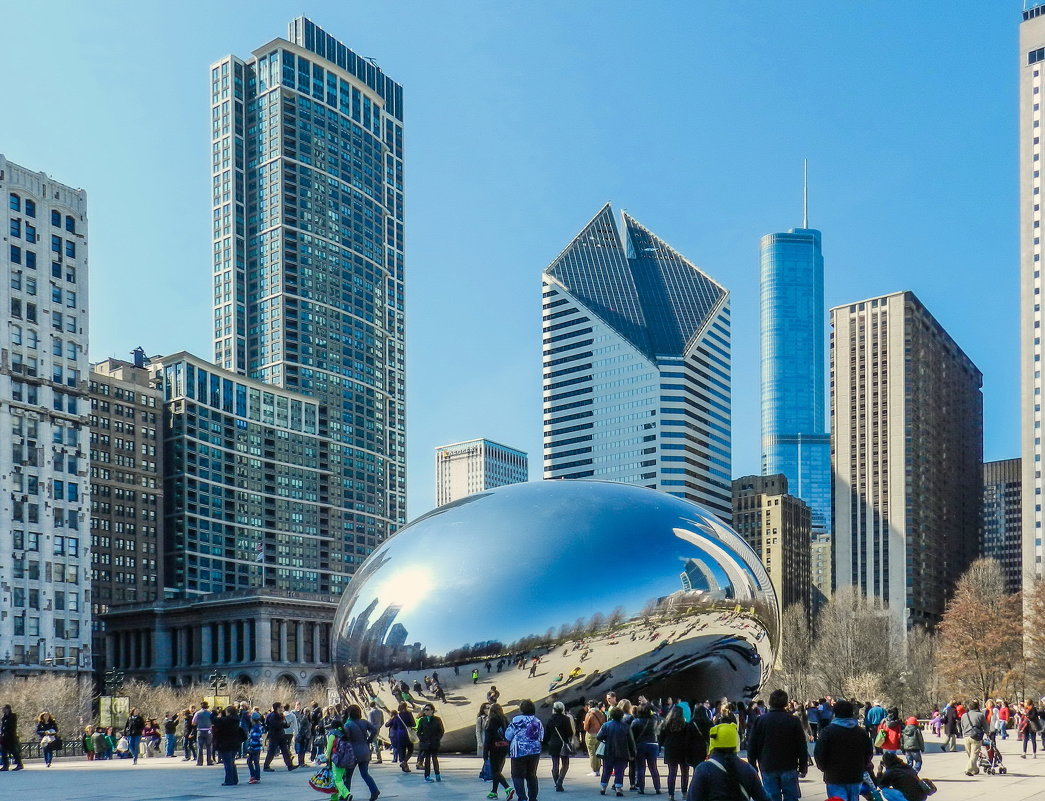 Клауд-Гейт (Cloud Gate; Облачные врата), г.Чикаго - Юрий Поляков