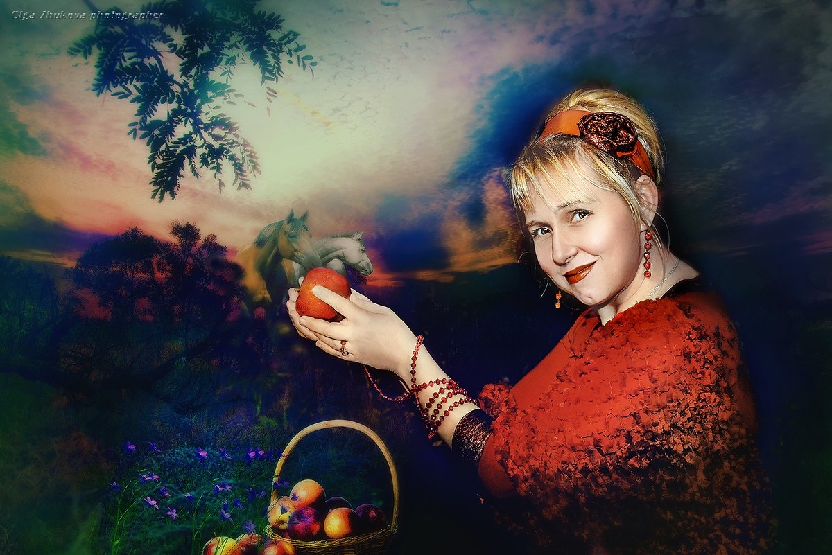 Красные яблоки - Olga Zhukova
