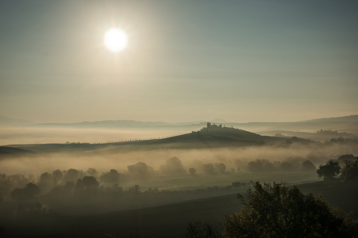 Утро туманное, утро седое... Из серии "Toscana - amore mio" - Ашот ASHOT Григорян GRIGORYAN