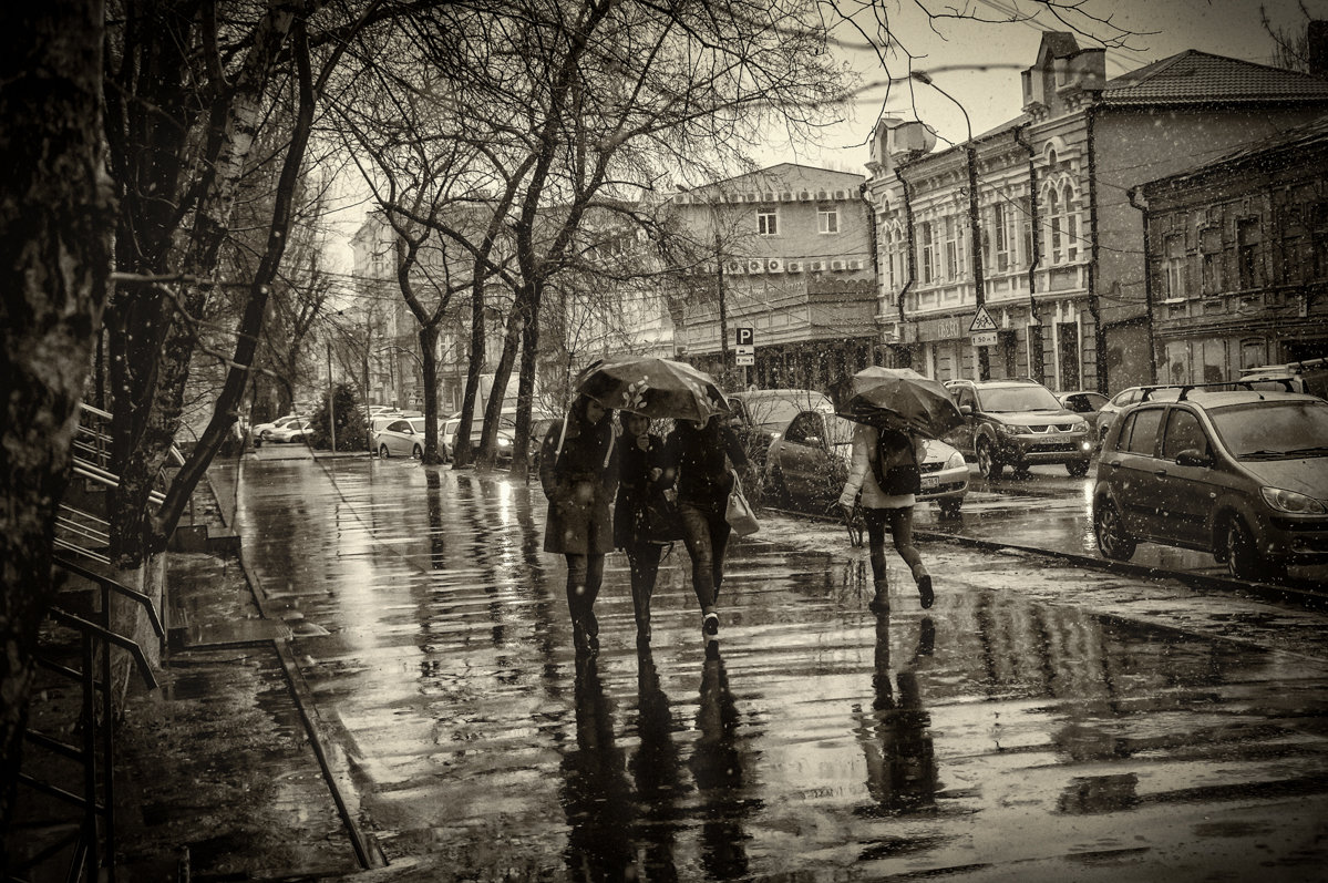 Три подруги под зонтом - Сергей Шруба