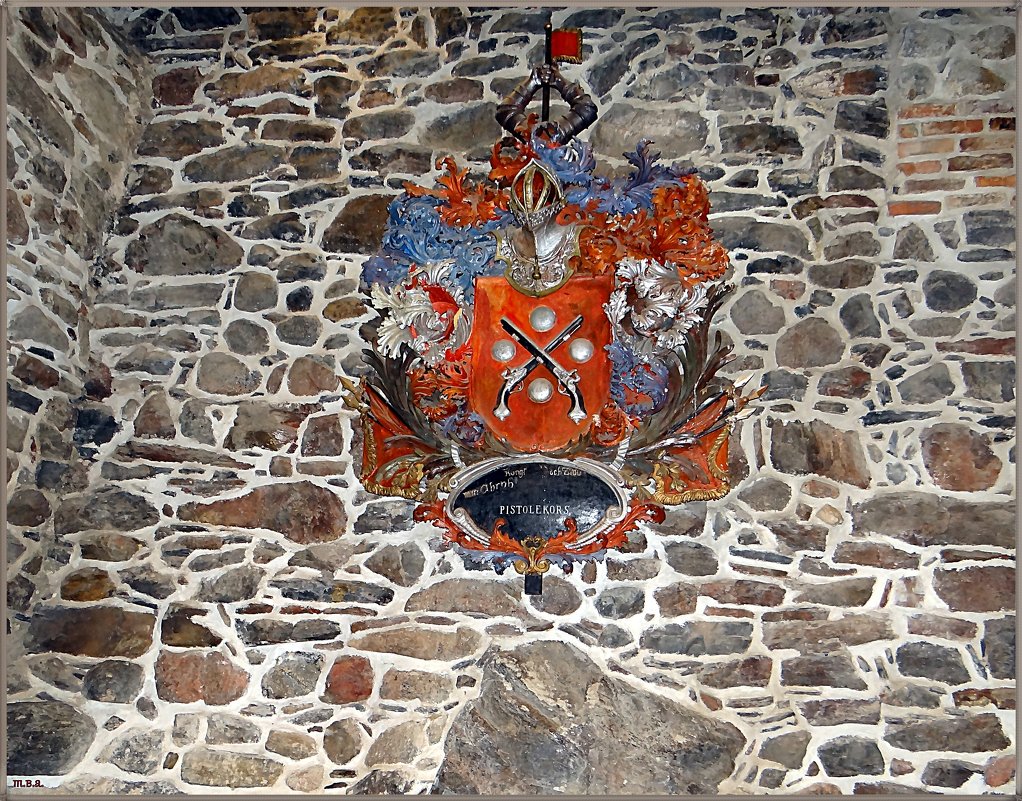 Рыцарский герб семейства Пистолькорс - Вера 
