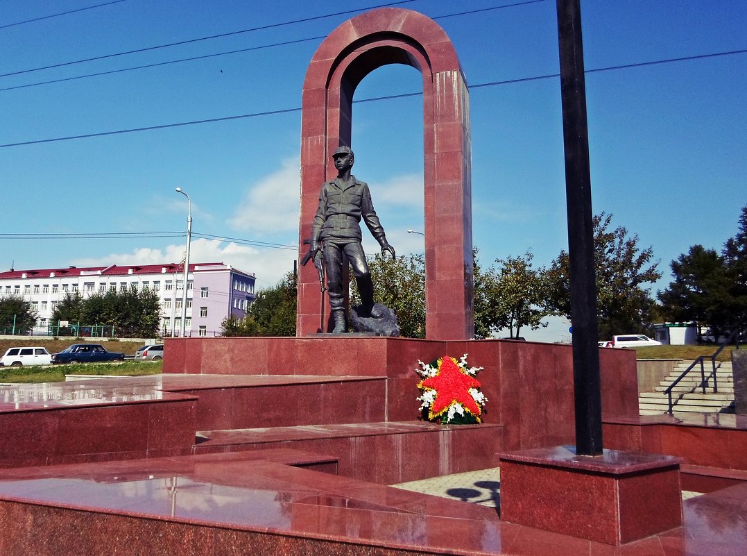 Красноярск. Мемориал афганской войны - Вячеслав Балханов