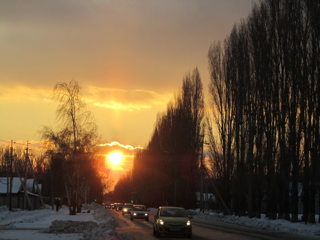 городской закат - Елена Шаламова