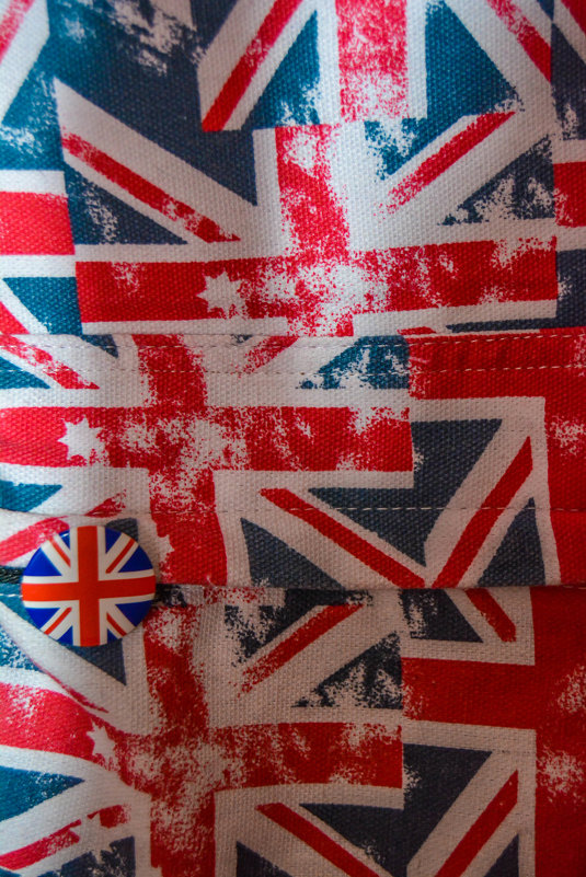 Флаг Британии на рюкзаке - Света Кондрашова