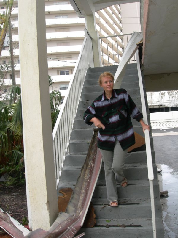 Флоридская лестница после урагана Вилма. - Владимир Смольников