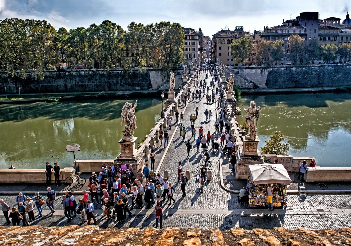 Рим, мост Св. Ангела - Виталий Авакян