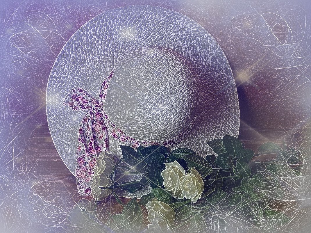Про женщину... Шляпка и розы - Nina Yudicheva