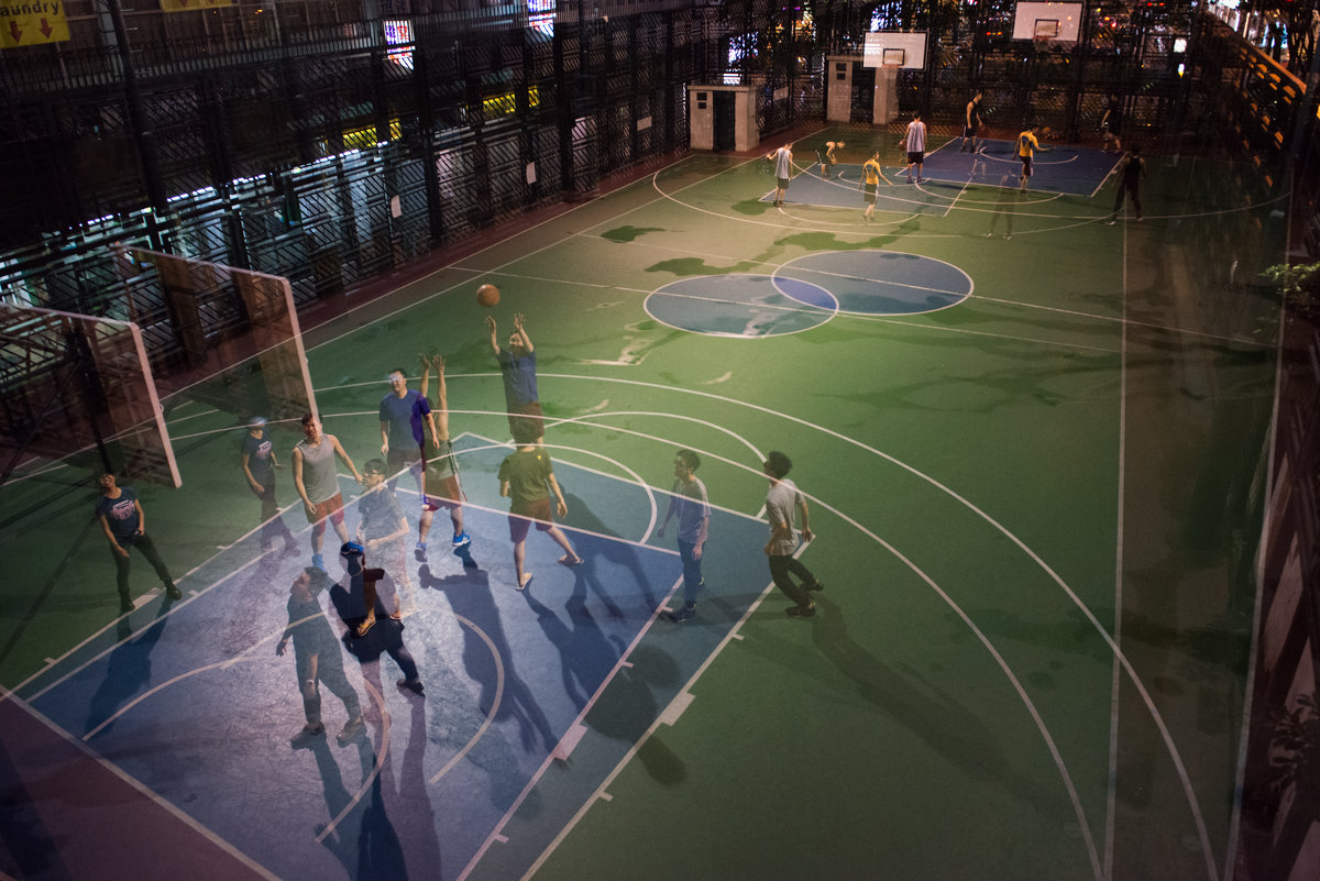 evening. basketball. hong kong - Sofia Rakitskaia