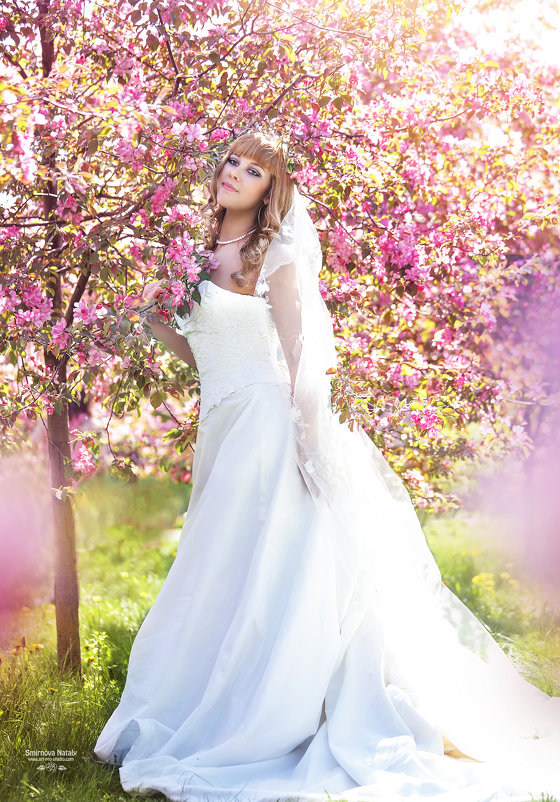 Свадьба с цветущих садах - Фотохудожник Наталья Смирнова