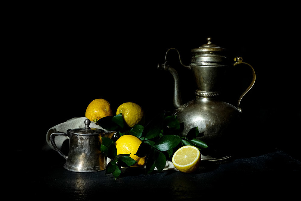 Натюрморт с лимонами - Наталья Мелихова