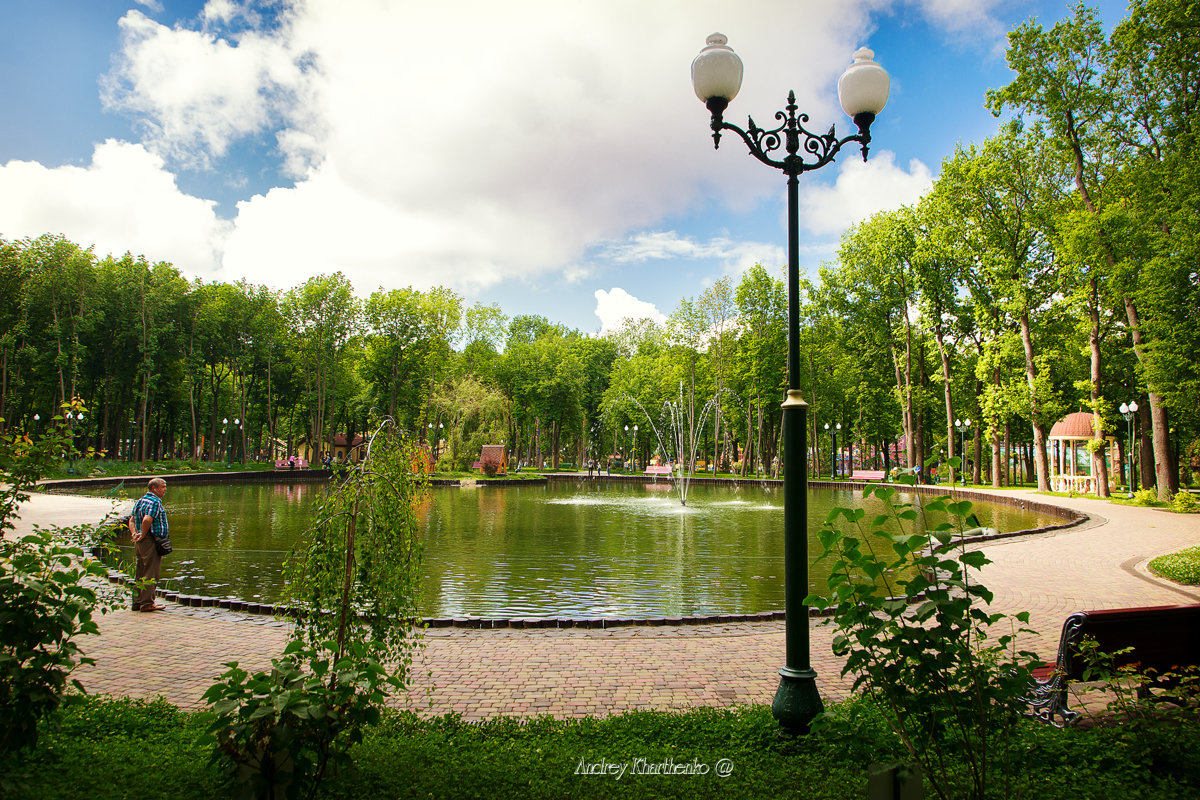 Весеннее утро в парке - Андрей Харченко 