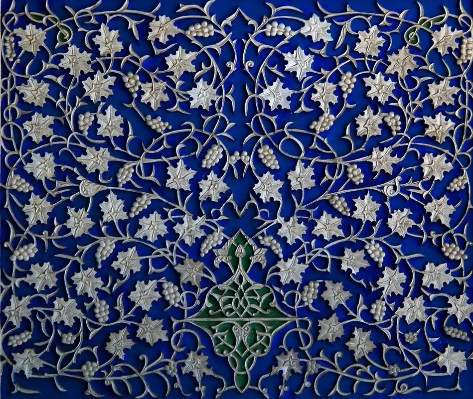 Art,Uzbekistan, wall ganch 19-20vek - alexandr lin