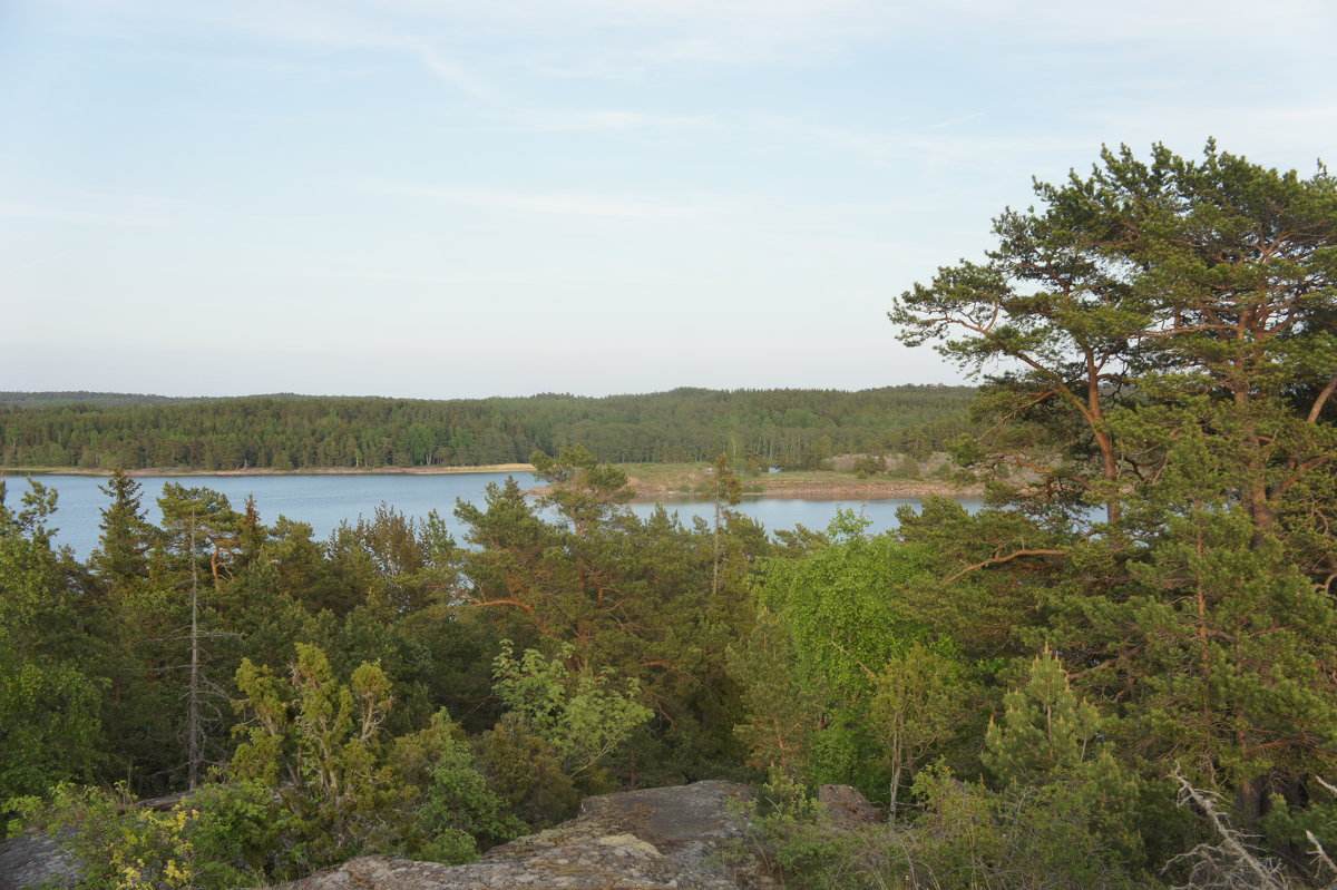 Вид на пролив с высокой скалы, на которой была построена башня Нотвиксторнет - Елена Павлова (Смолова)