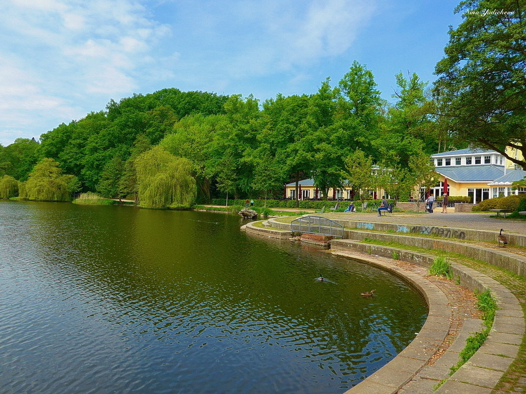 Hamburg. Aussenmühlenteich - Nina Yudicheva