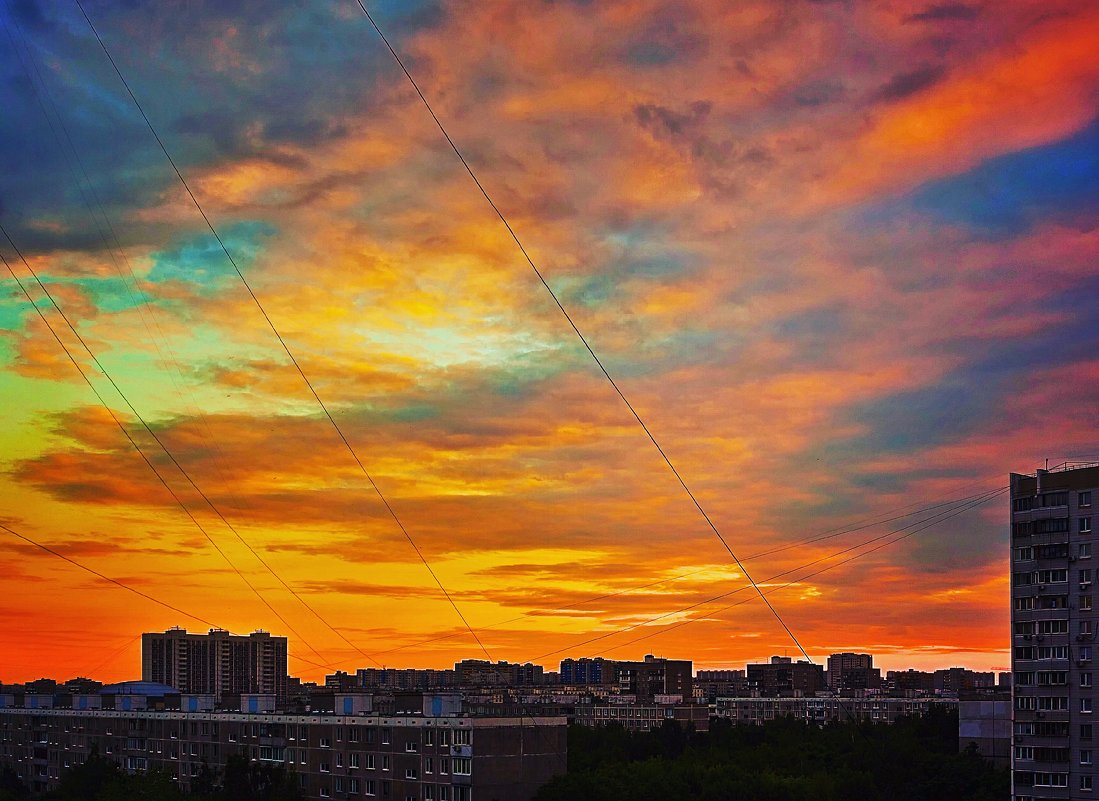 Закат над городом - Мария Гриднева