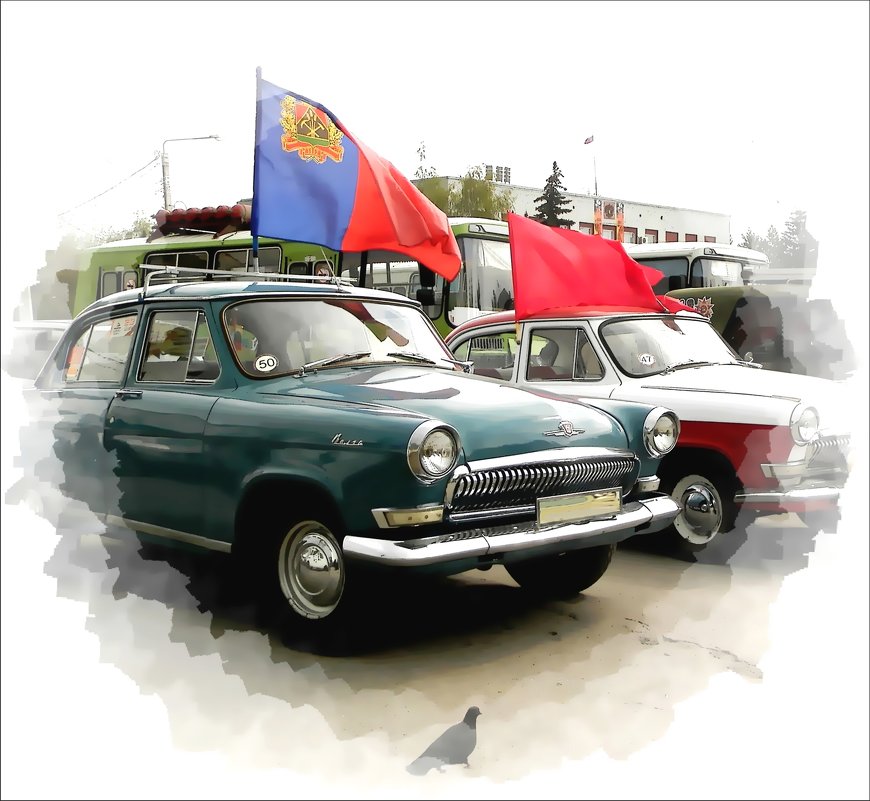 ГАЗ - 21 на празднике "Радио FM" - Николай Староверов