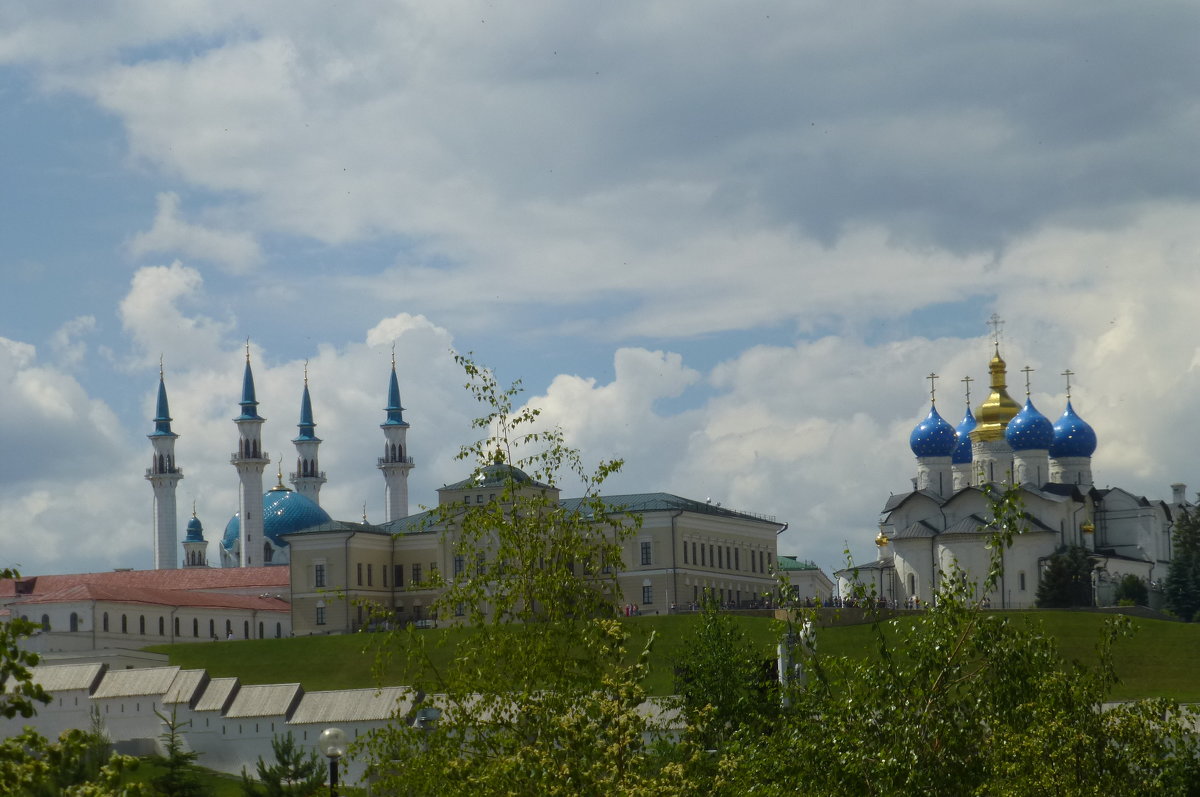 Вид на Казанский Кремль - Наиля 