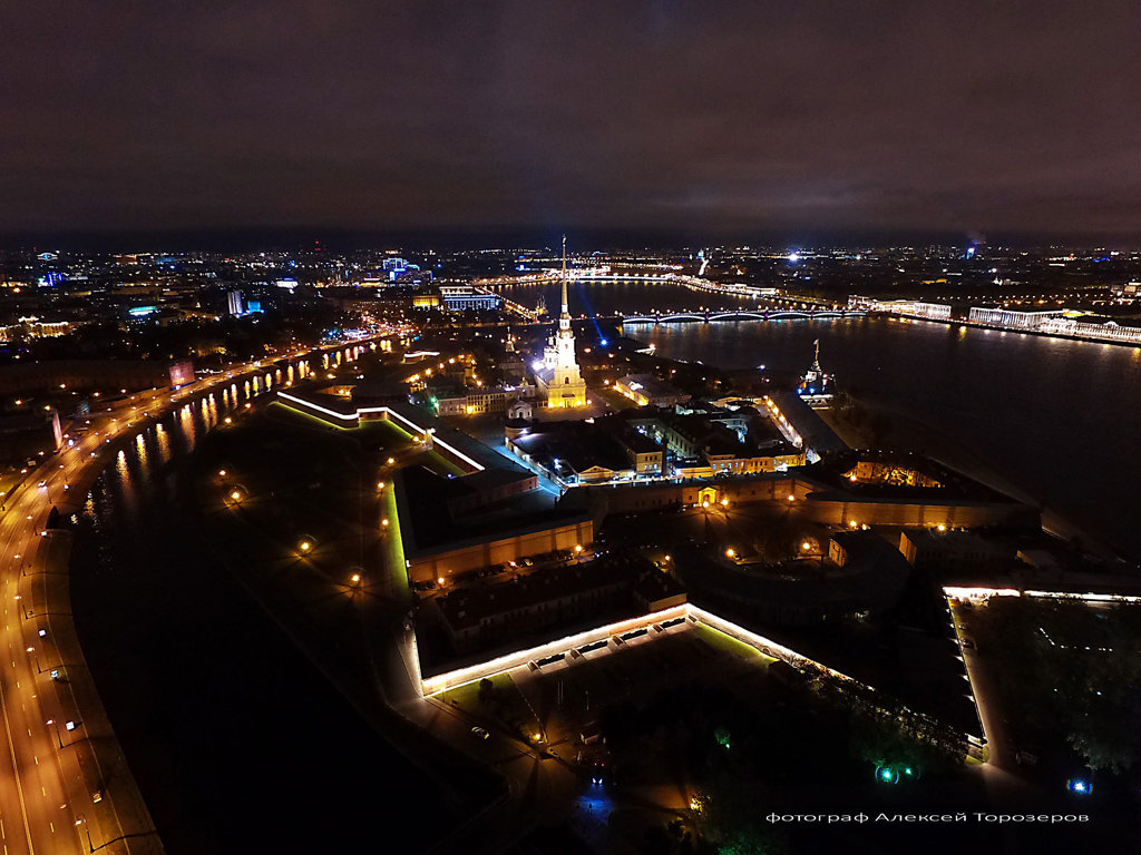 Петропавловка, вид сверху - Алексей Торозеров