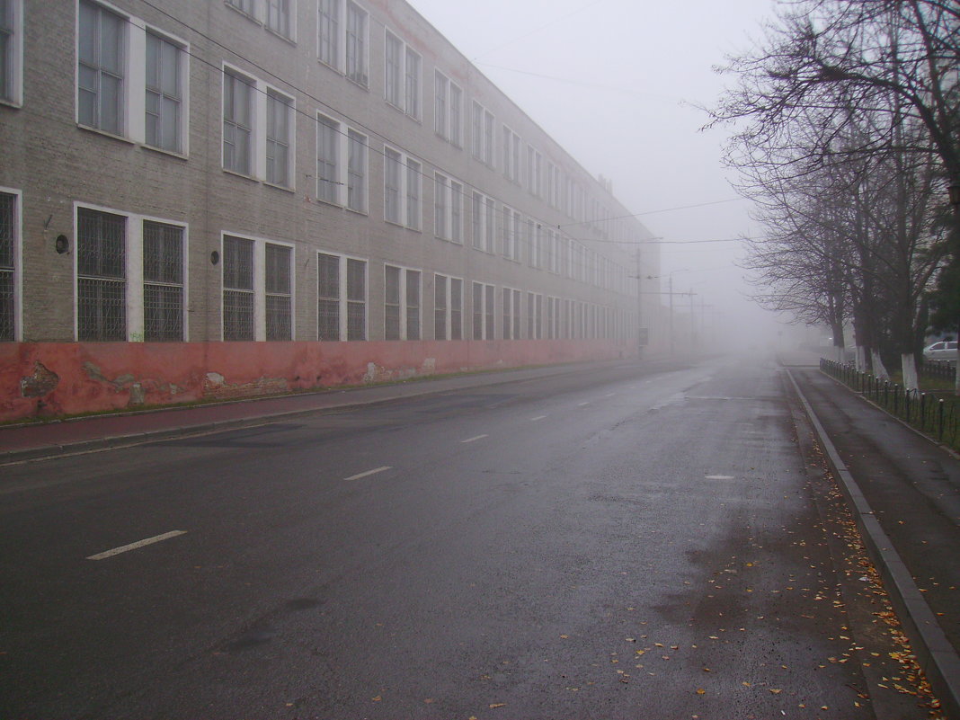 Туманное  утро  в  Ивано - Франковске - Андрей  Васильевич Коляскин