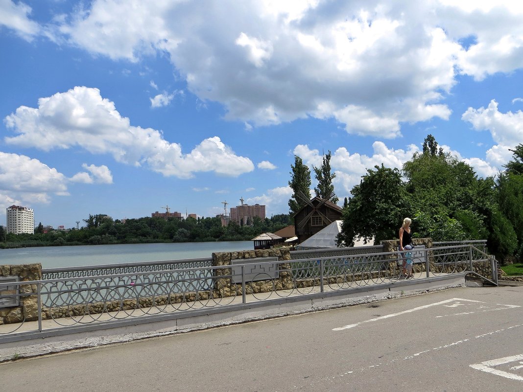 Краснодар. Мост через реку Кубань - Татьяна Смоляниченко