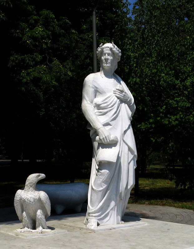 Памятник Данте Алигьери на Владимирской горке в Киеве - Владимир Бровко