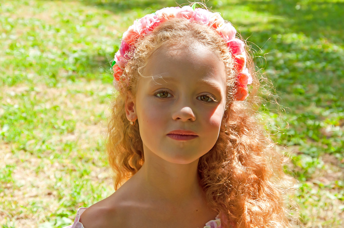 Теги: Портрет девочки, солнце на ресничках 