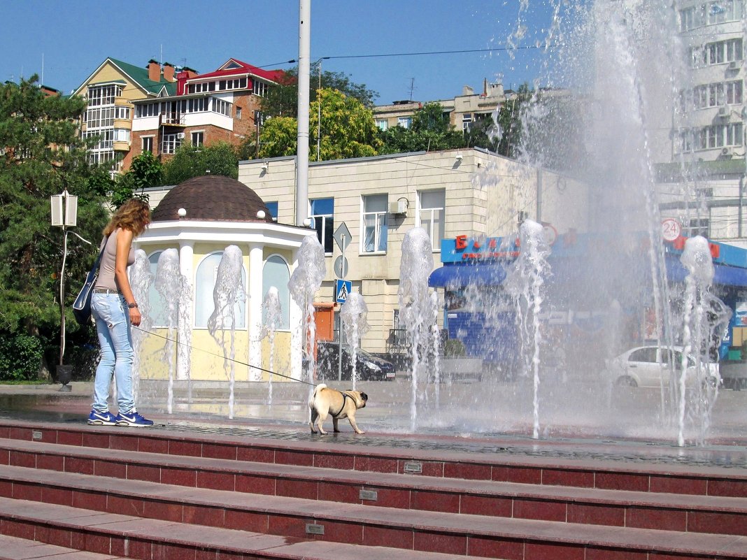 Фонтан "Петровский" - единственный в Ростове-на-Дону фонтан, созданный для купания - Татьяна Смоляниченко