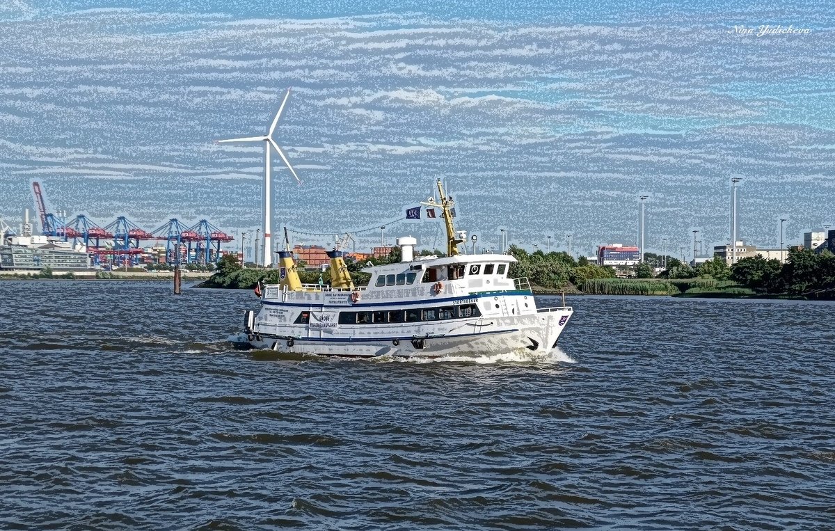 Die Elbe. Hamburg - Nina Yudicheva